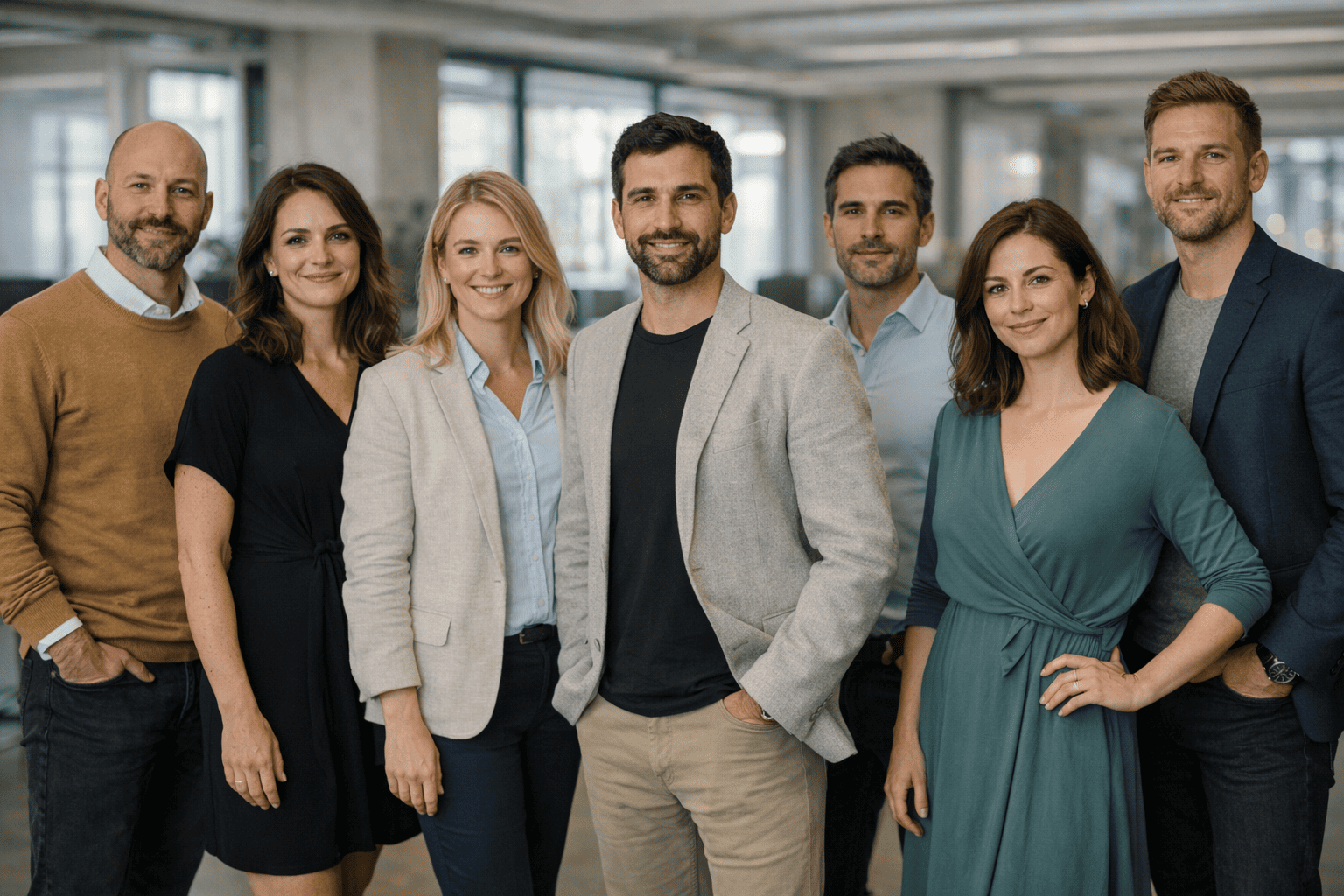 Team working on AI trading platform — Vuur Beursholm